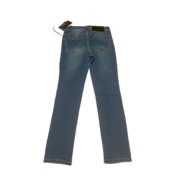 NWT DKNY Girls Blue Stretch Skinny Denim Jeans Size 7 - Picture 2 of 5